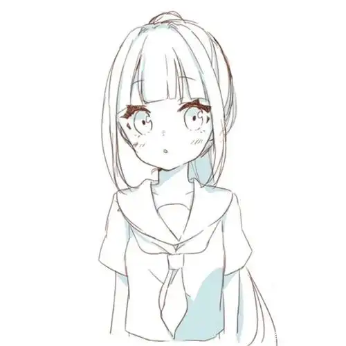 长头发的漫画少女怎么画?