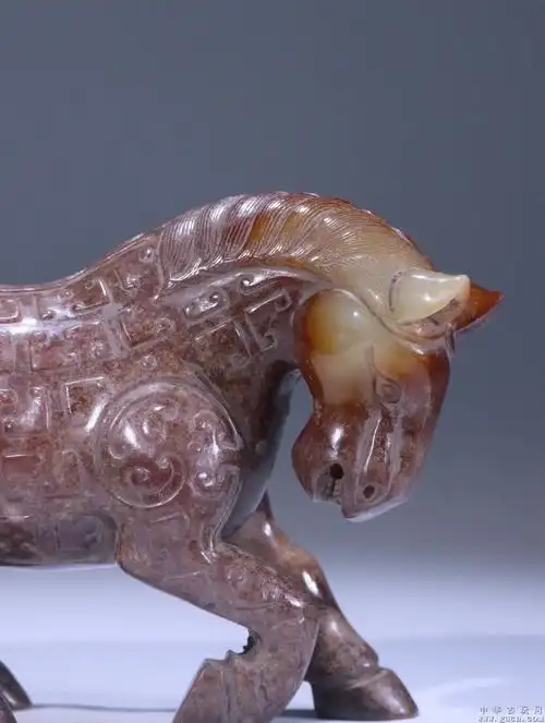 【高古玉『马』摆件】