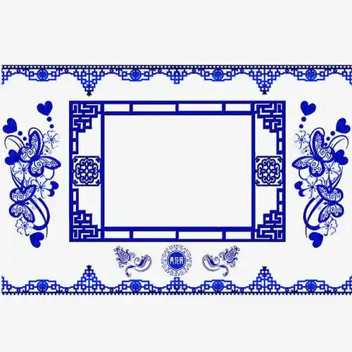 关键词 : 青花,花纹,复杂,青花边框,内外框[声明] 觅元素所有素材为