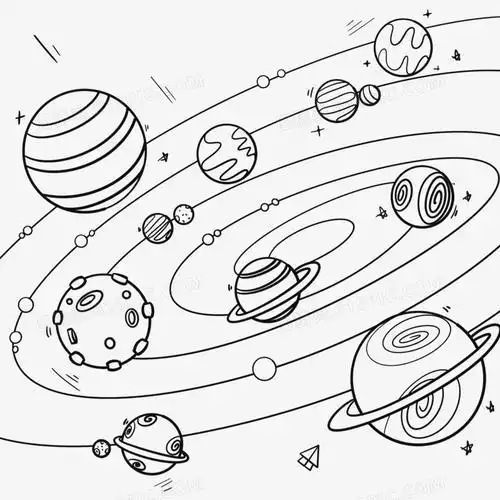 关键词印花图案外太空太空套宇宙宇宙飞船宇航简笔画系列银河银河系