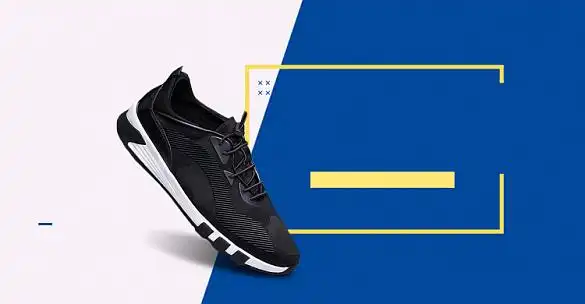 男鞋休闲鞋背景