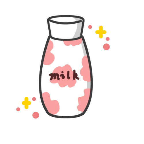 牛奶手绘图片大全