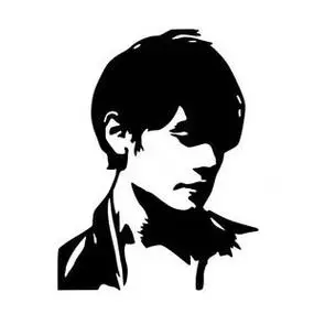 周杰伦黑白侧脸头像剪影(周杰伦头像黑色系)