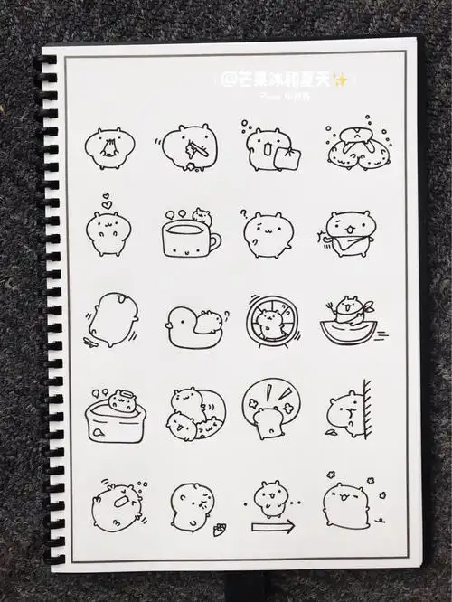 小插画简笔画可爱好看简笔画可爱卡通