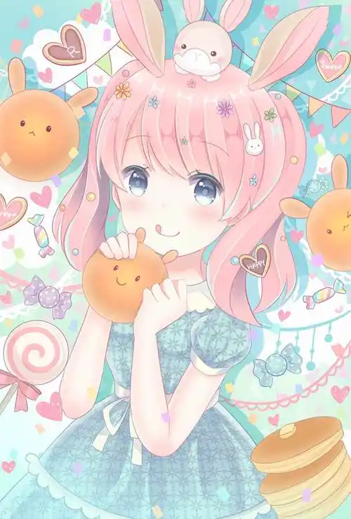 sweetrabbitpartyななせるりか的兔耳少女插画图片