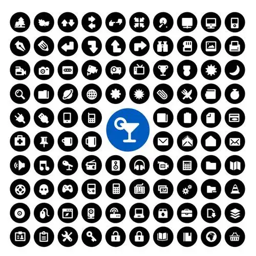 矢量图标图片-矢量音乐相关的图标设计素材-高清图片-摄影照片-寻图