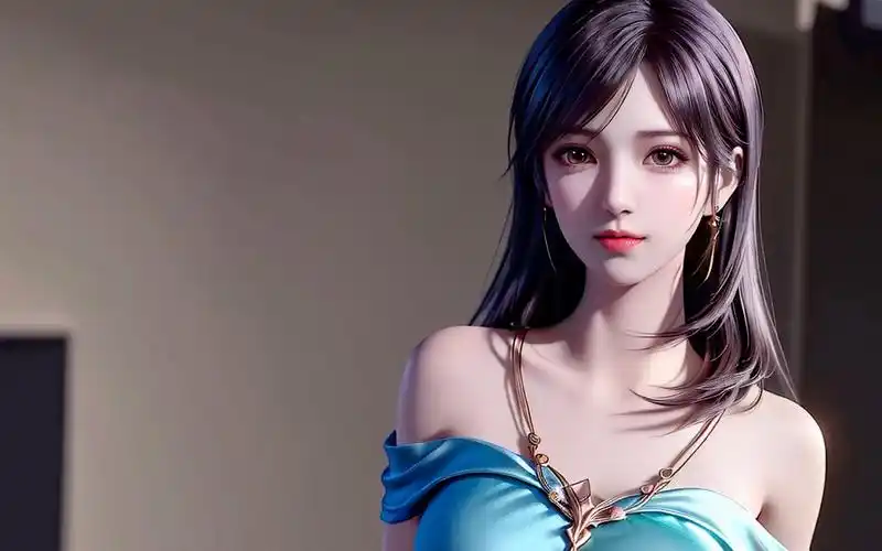 清凉绿色纯欲风!国漫女神徐欣壁纸大赏