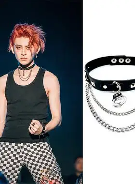 小鬼王琳凯国潮音乐节同款朋克手链