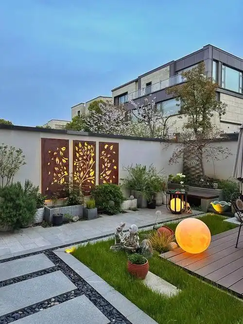 别怀疑这真的只有40㎡的花园小院子也可以氛围感满满