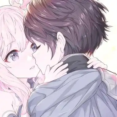 情侣头像卡通呆萌一对男女浪漫 超可爱情侣动漫微信头像图片_情侣头像