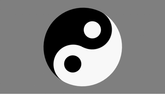 如何用ppt制作旋转的八卦太极图,ppt旋转的八卦太极图制作方法-天天