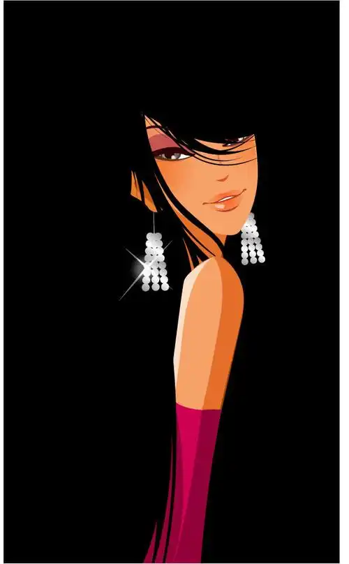 时尚女郎平面广告素材免费下载(图片编号:2274096)-六图网