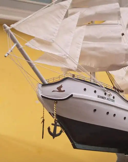 手工制作实木帆船特大号