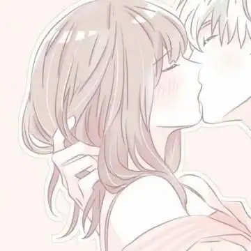 情侣头像一对两张动漫亲吻动漫情侣亲吻头像2张