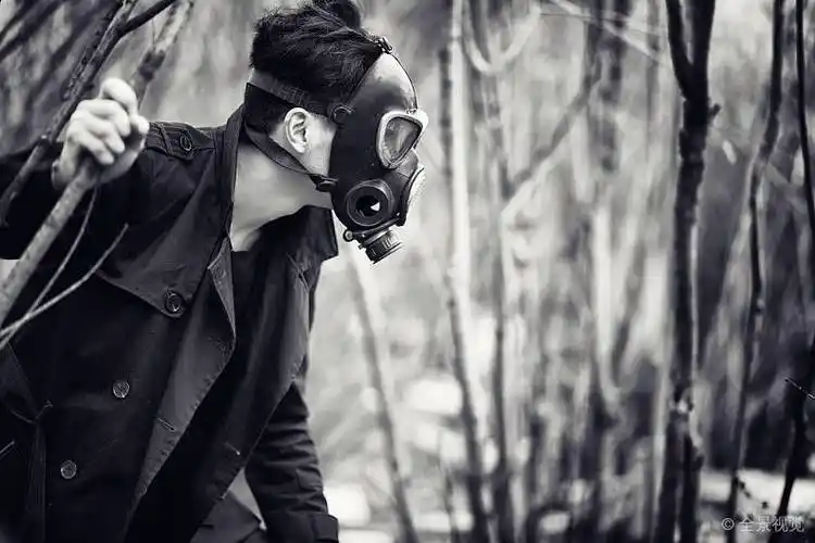 人_外套_防毒面具_头像_亚洲人_蒙面_辐射_男孩_韩国人_面具_气_高清