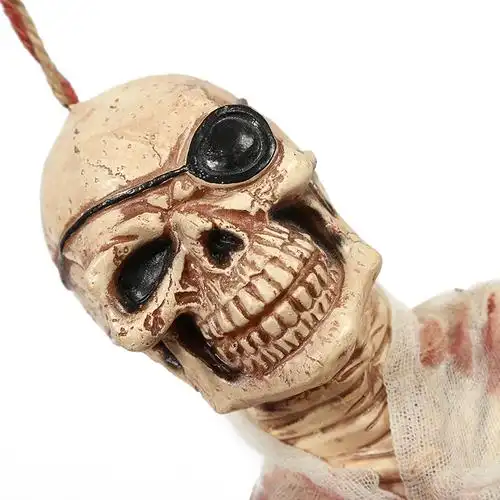 跨境货源万圣节恐怖道具吊鬼 鬼屋装饰用品整蛊玩具吓人骷髅挂件