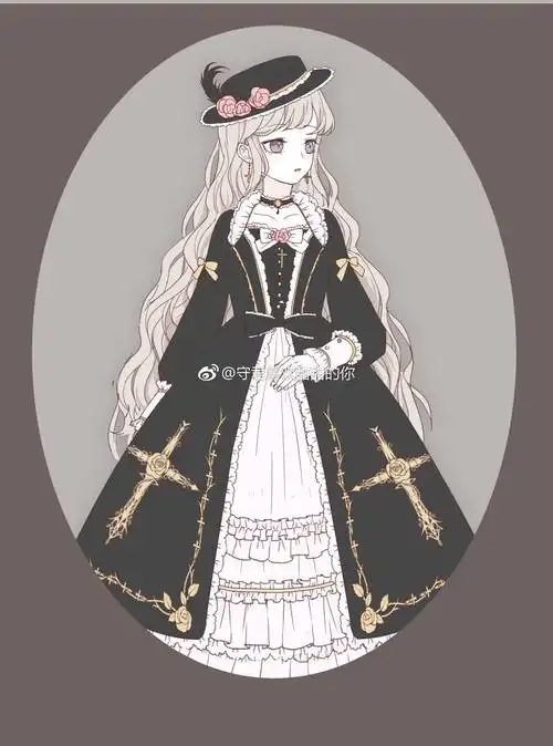 某漫画家画漫画前的小裙子