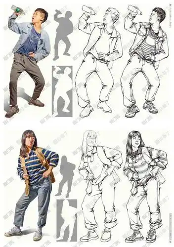 美术权威教本人物速写素材丰富一应俱全全方位课件细致教学迅速掌握无