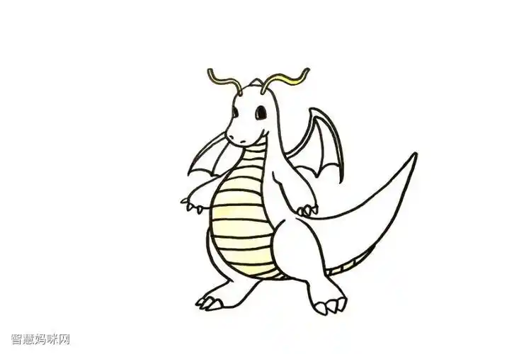 神奇宝贝快龙简笔画视频