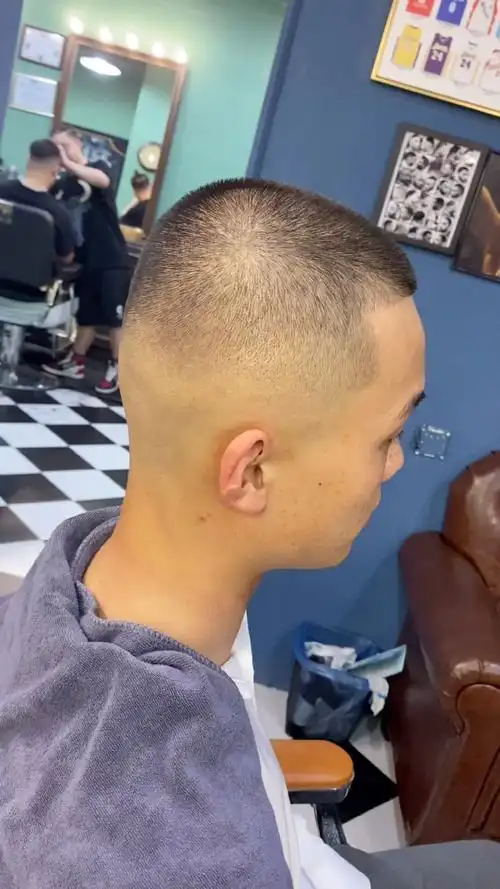barbershop  #成都barbershop# #成都男士理发  #美式寸头  #rainann