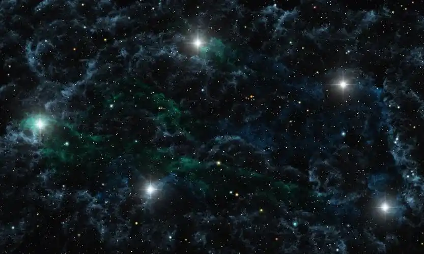 天枰座,此图像显示与 galctic 星云天秤座