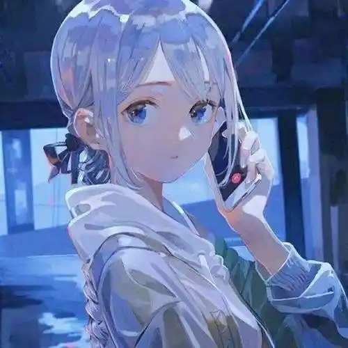 动漫头像干净又美绝了的蓝紫色头像