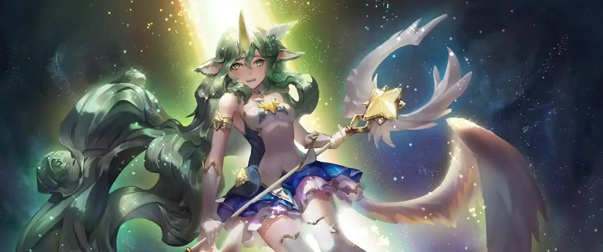 lol英雄联盟众星之子索拉卡3440x1440壁纸