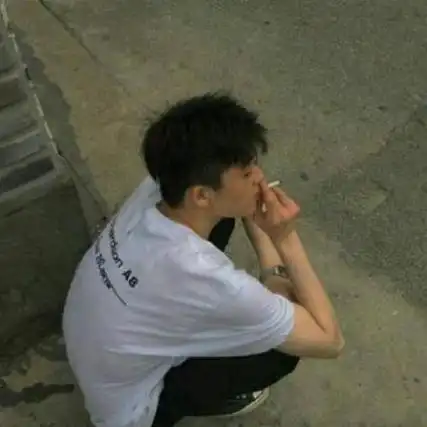 男生背影头像冷酷帅气