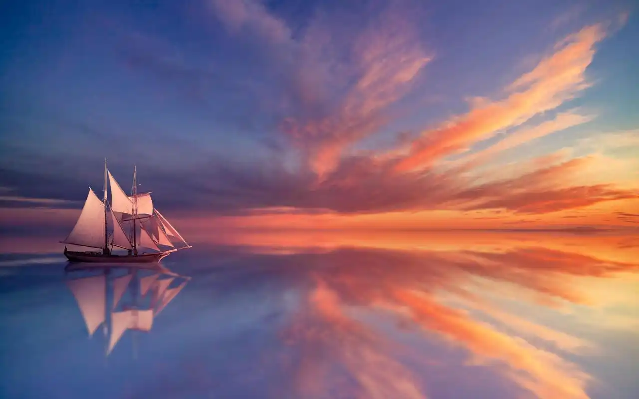 唯美自然风光小清新浪漫沙滩高清桌面壁纸(二)