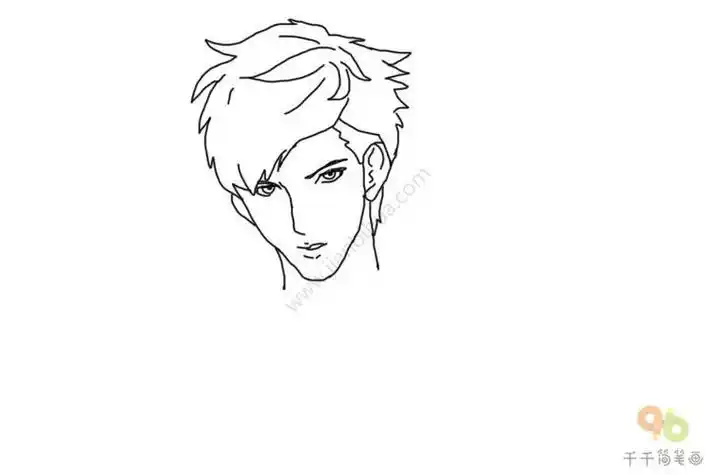 吴亦凡可爱简笔画