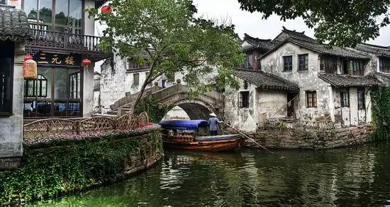 江苏周庄古镇小桥流水人家组图2