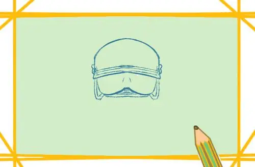 运动型头盔上色简笔画要怎么画