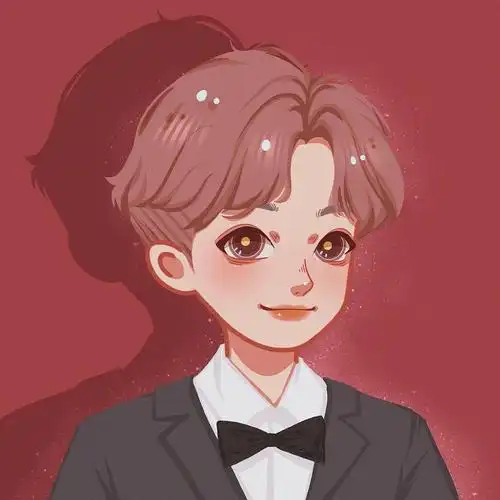 超级好看的手绘情侣头像