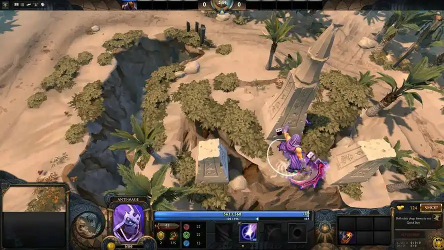 dota2沙漠地图皮肤曝光 黄沙滚滚即将灭亡?