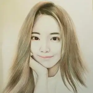 纯手绘素描肖像画定制真人照片画像彩色铅笔人物代画创意圣诞礼物