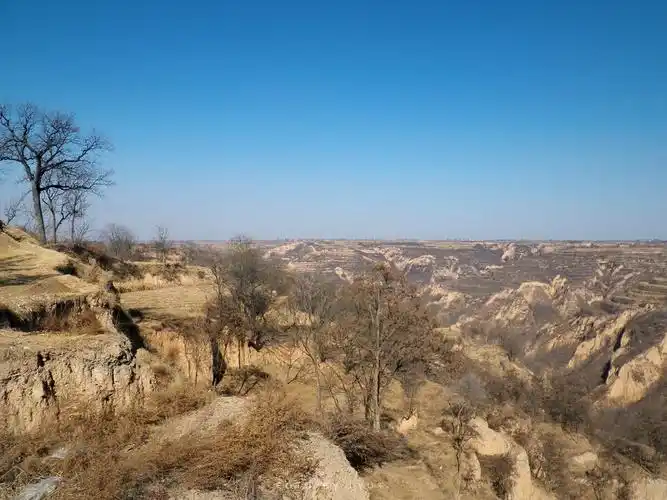 渭北黄土高原苍凉清澈