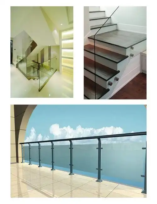 阳台玻璃护栏高档小区玻璃护栏铝合金玻璃护栏厂家定制