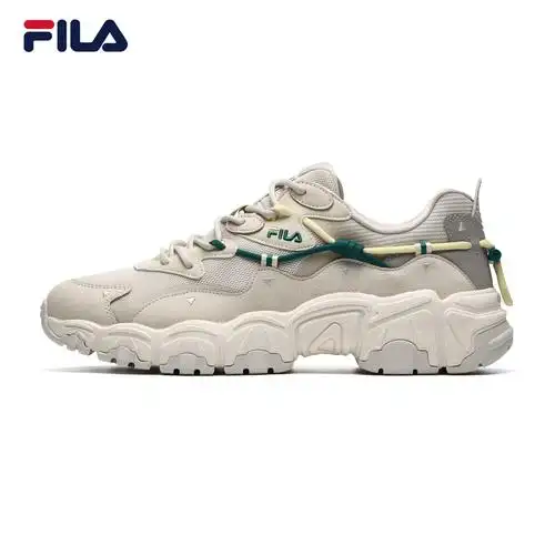 fila 斐乐跑鞋男鞋2021夏季新款老爹鞋网面轻便复古运动鞋跑步鞋