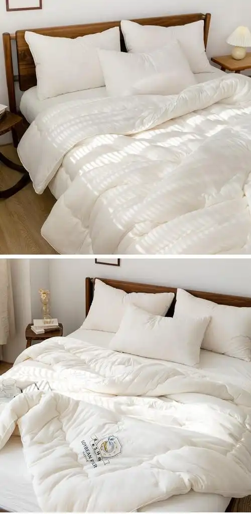 汐奢曼alex牛奶丝蛋白被子春秋被立体大豆纤维单人被芯双人加厚保暖冬