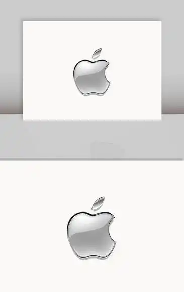 彩色黑色苹果logo