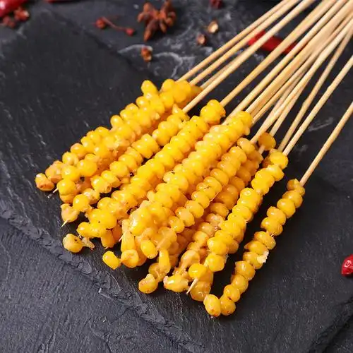 小串烧烤玉米粒玉米手把油炸涮串100串包铁板铁板玉米