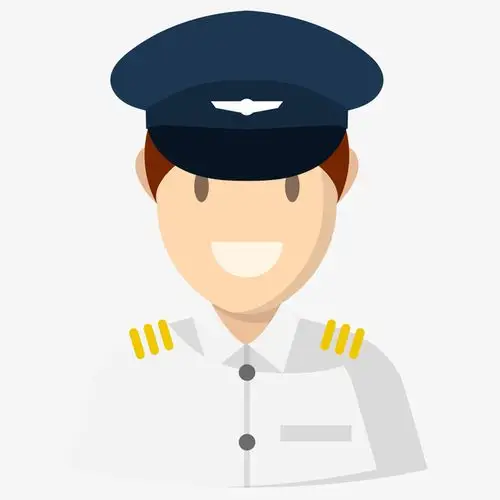 卡通机长人物设计矢量图免抠素材免费下载_觅元素51yuansu.com