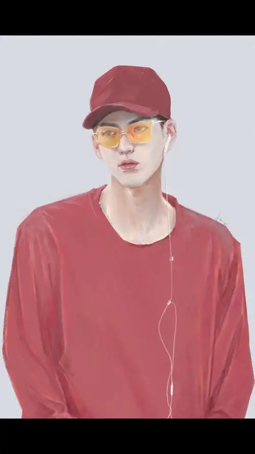 吴亦凡kris手绘漫画