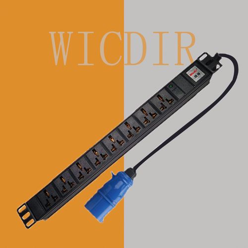 pdu机柜插座大功率工程电源插排8位接线板