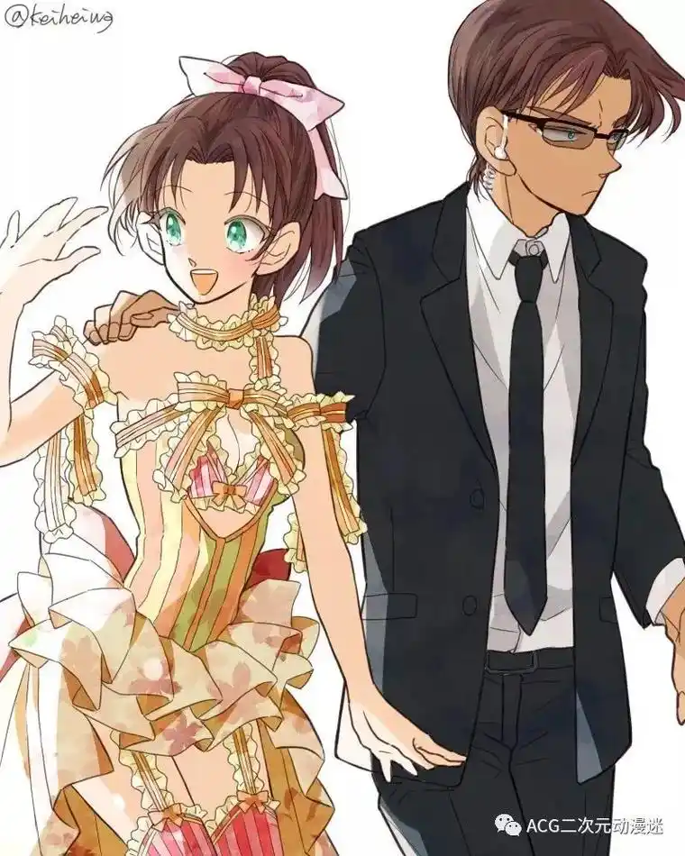 远山和叶,与平次.服部  - 抖音