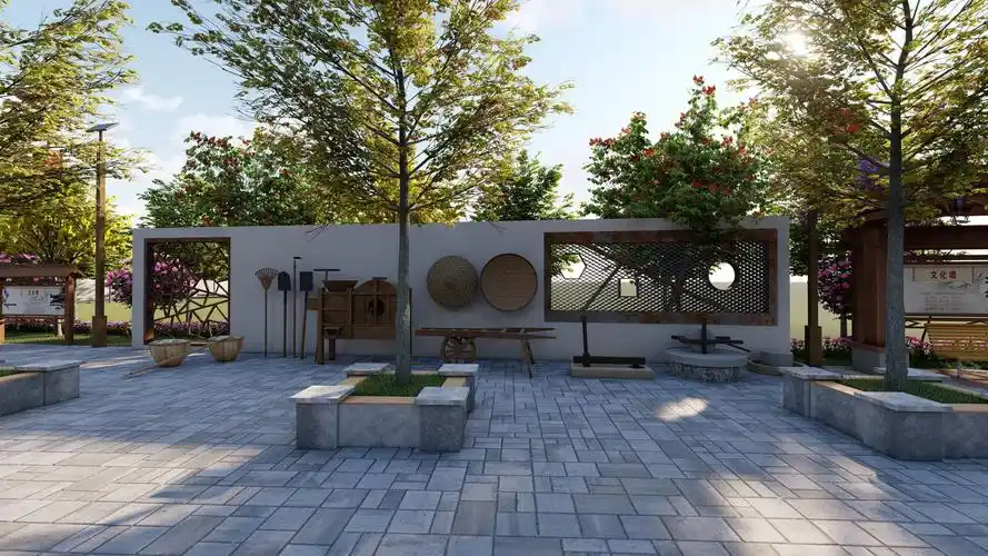 乡村广场|空间|景观设计|家里有只吞金兽 - 原创作品 - 站酷 (zcool)