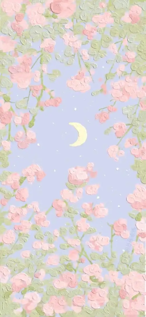 少女心可爱软萌油画风景壁纸