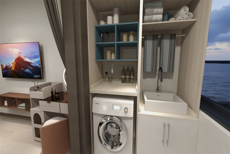 虹口三兴苑50平现代简约风格二房装修效果图