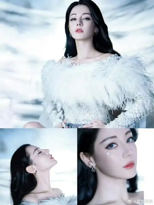 迪丽热巴32岁生日造型