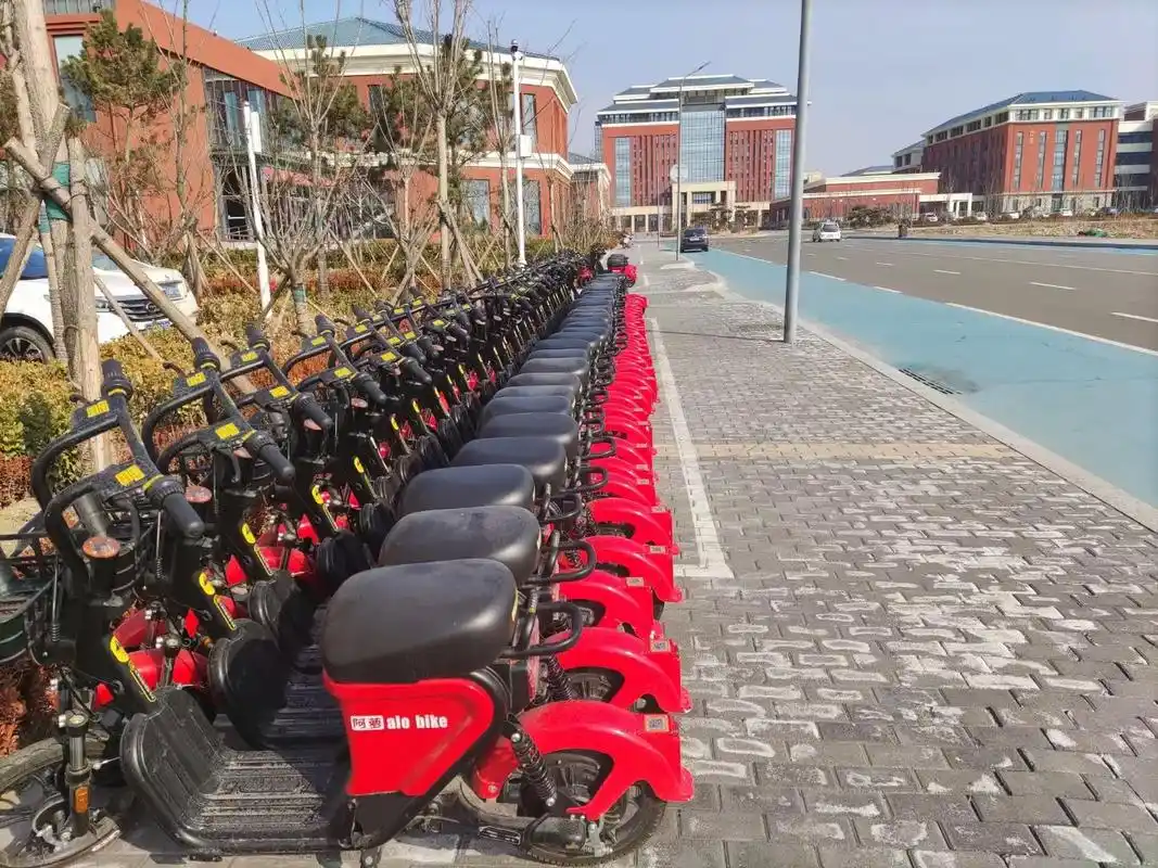 青岛农业大学平度校区.很多小伙伴想看看校内共享单车!#青岛农 - 抖音